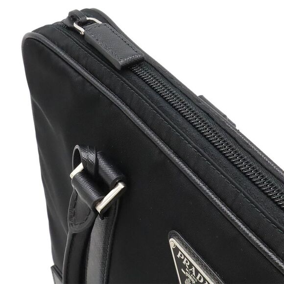 Prada Nylon Leather Briefcase - Picture 5 of 8